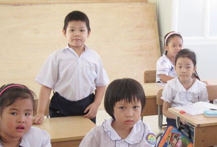 Con đang gặp rắc rối nào ở trường lớp, bạn có biết không?