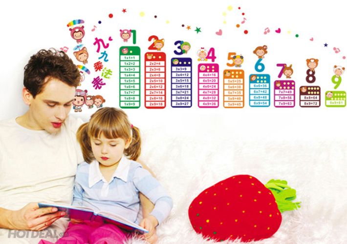 Dạy con học bảng cửu chương nhanh và hiệu quả