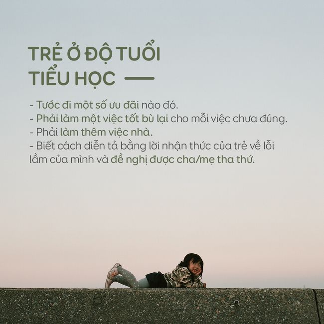 Cách kỷ luật con thông minh tùy theo từng độ tuổi